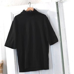 Zara Trafaluc turtleneck mini dress black